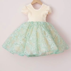 Pleiades Sage sequin dress size 3T NWT